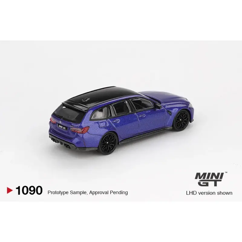 Mini Gt Mgt01090-R 1/64 Bmw M3 Competition Touring Portimao Blue Metallic 2