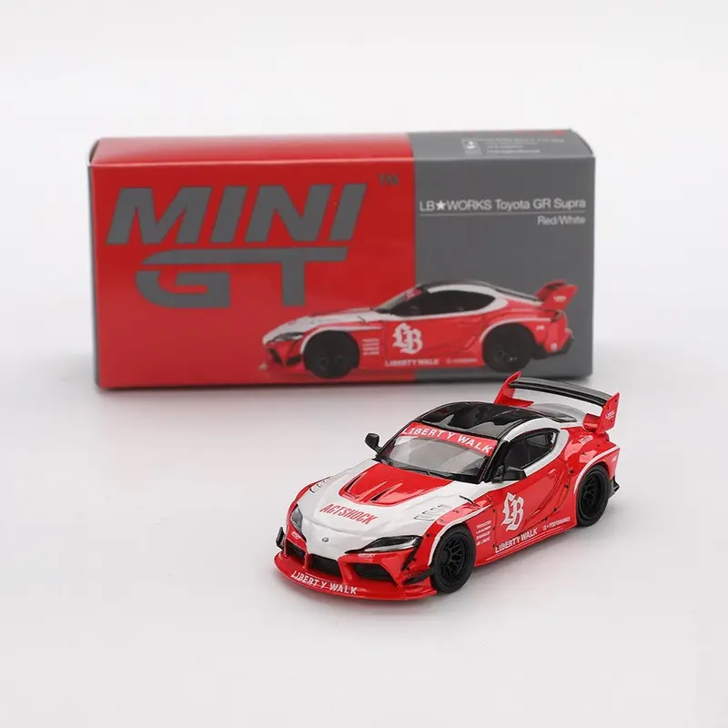 Mini Gt Mgt01103-L 1/64 Lb Works Toyota Gr Supra Red/White 1