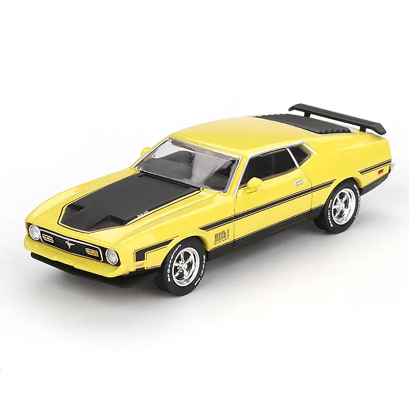 Mini Gt Mgt01139-L 1/64 Ford Mustang Mach1 Grabber Yellow 1