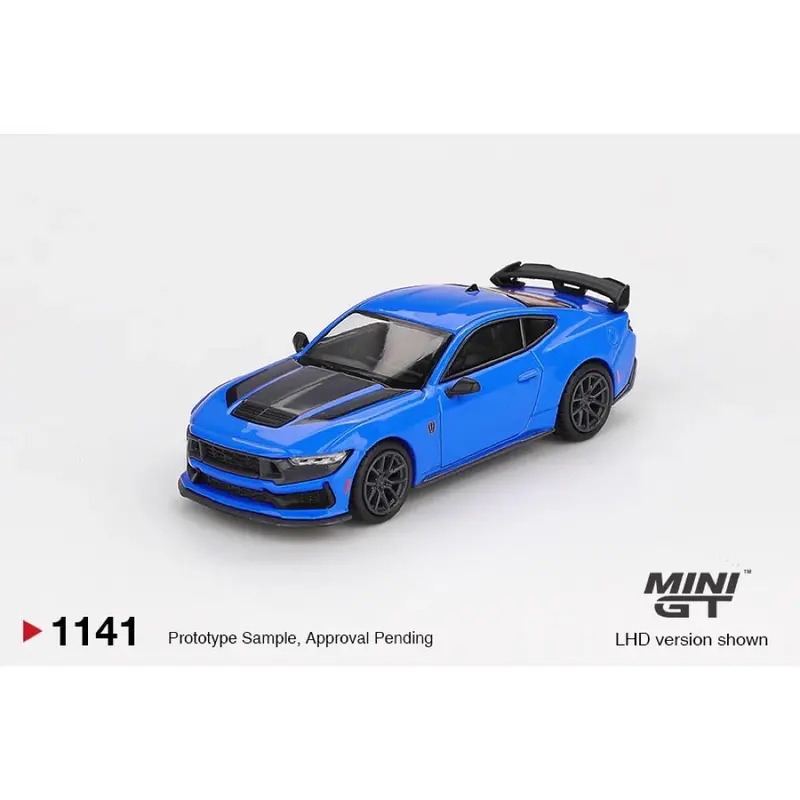 Mini Gt Mgt01141-R 1/64 Ford Mustang Dark Horse 2024 Grabber Blue 1