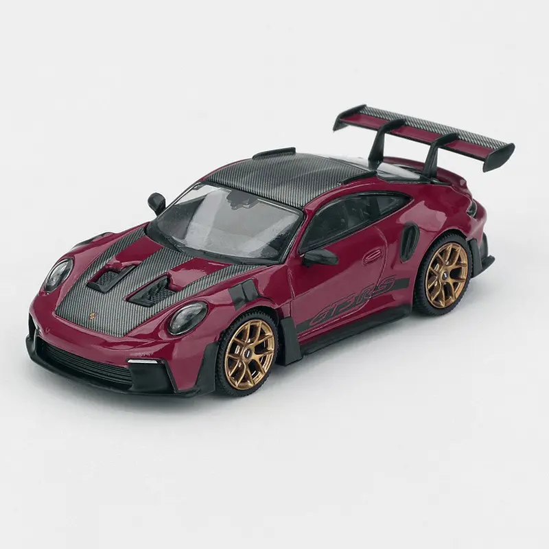 Mini Gt Mgts0021 1/64 Porsche 911 (992.1) Rubystone Red Set 2