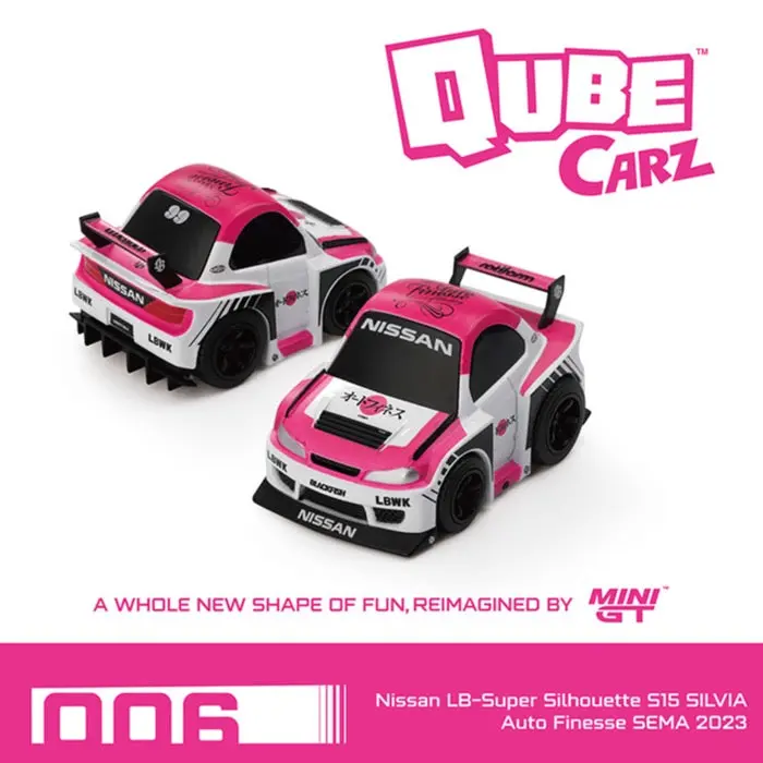 Mini Gt Qz00502-Bl Qubecarz Nissan Lb-Super Silhouette S15 Silvia Auto Finesse Sema 2023 1