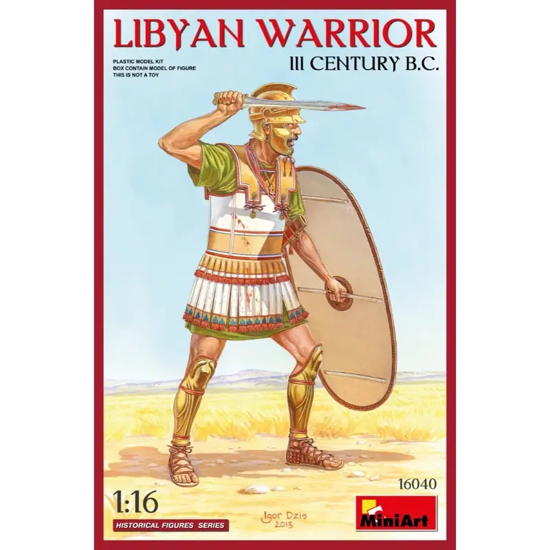 Miniart 16040 1/16 Libyan Warrior. Iii Century B.C. 1