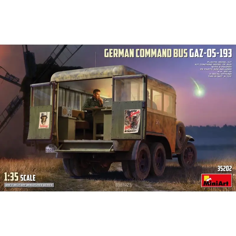 Miniart 35202 1/35 German Command Bus Gaz-05-193 1