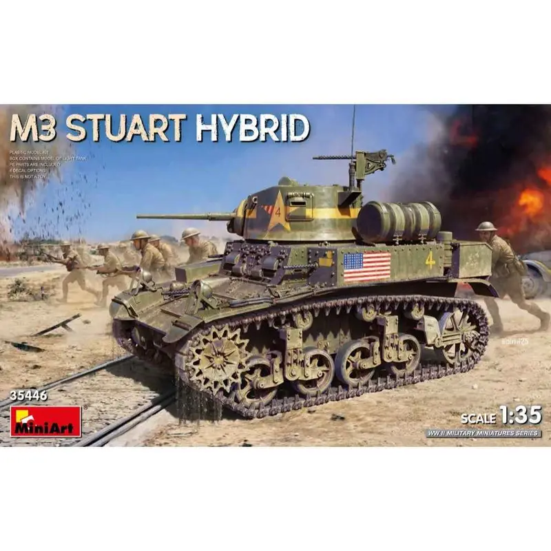 Miniart 35446 1/35 M3 Stuart Hybrid 1