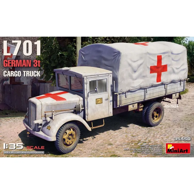 Miniart 35450 1/35 L701 German 3T Cargo Truck 1