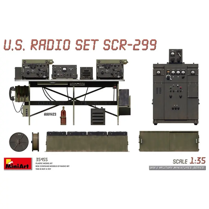 Miniart 35455 1/35 U.S. Radio Set Scr-299 1