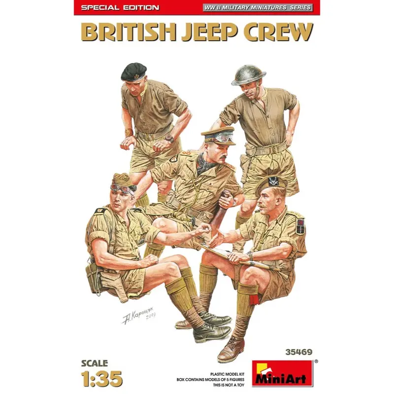 Miniart 35469 1/35 British Jeep Crew 1