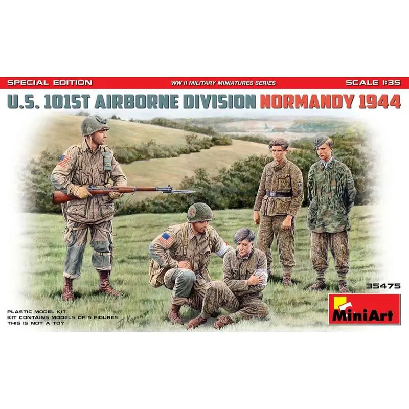 Miniart 35475 1/35 U.S. 101St Airborne Division Normandy 1944 1
