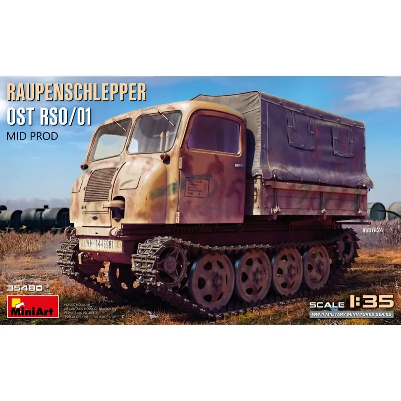 Miniart 35480 1/35 Raupenschlepper Ost Rso/01. Mid Prod 1