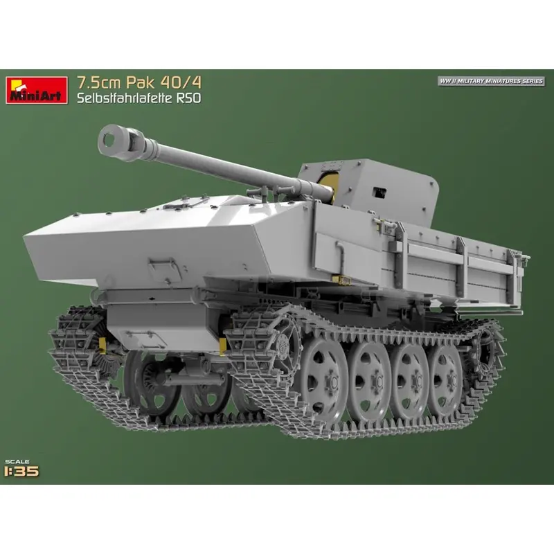 Miniart 35483 1/35 7.5Cm Pak 40/4 Auf Gep. Selbstfahrlafette Rso 2