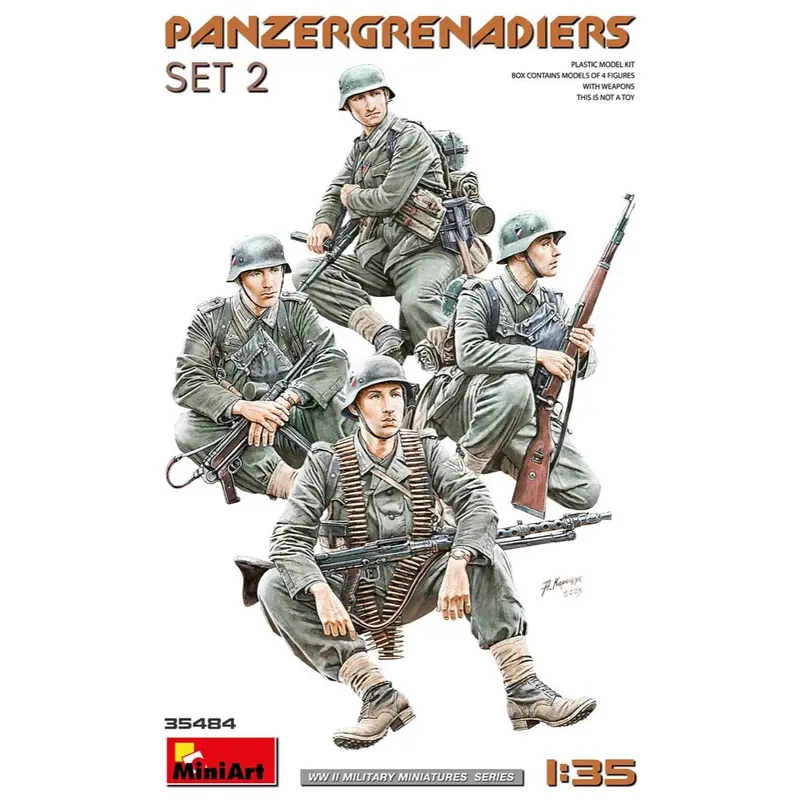 Miniart 35484 1/35 German Panzergrenadiers Set 2 1