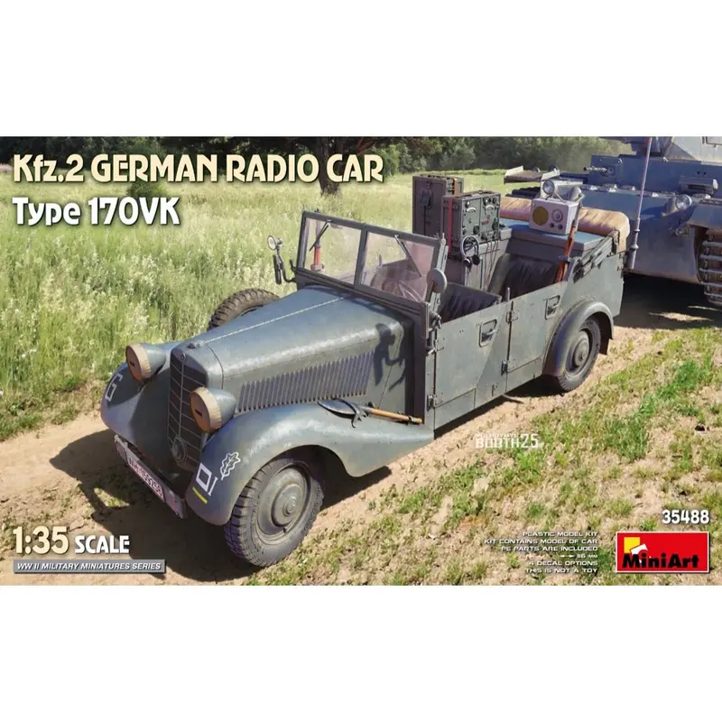 Miniart 35488 1/35 Kfz.2 German Radio Car Type 170Vk 1
