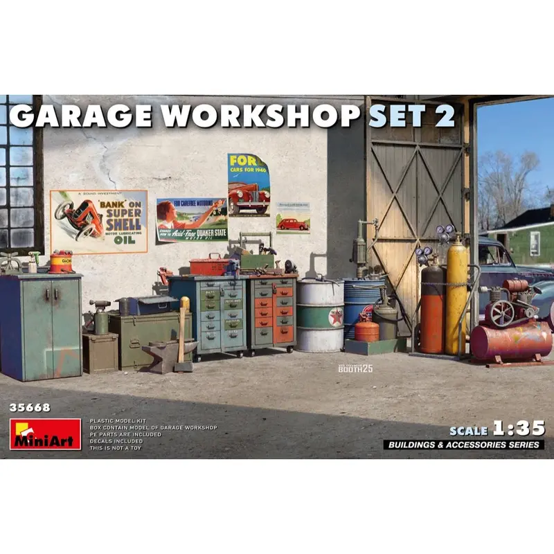 Miniart 35668 Garage Workshop Set #2 1