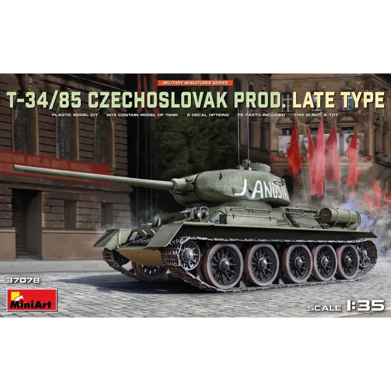 Miniart 37078 1/35 T-34-85 Czechoslovak Prod. Late Type 1