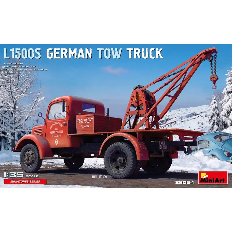 Miniart 38054 1/35 L1500s German Tow Truck 1