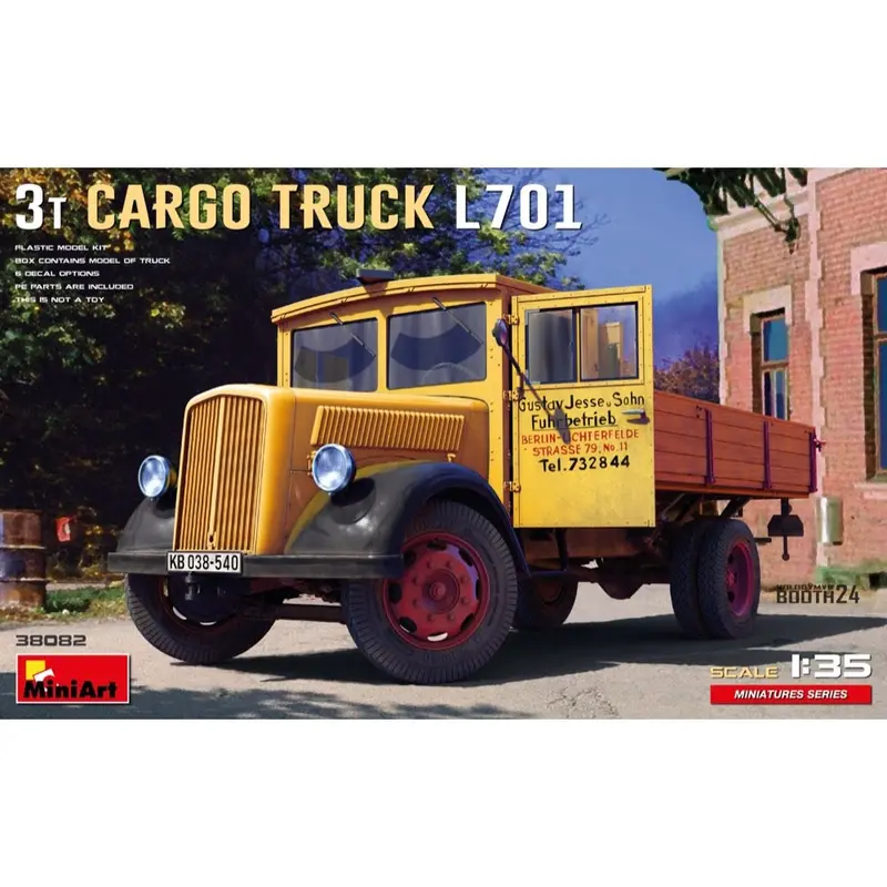Miniart 38082 1/35 German 3T Cargo Truck L701 1