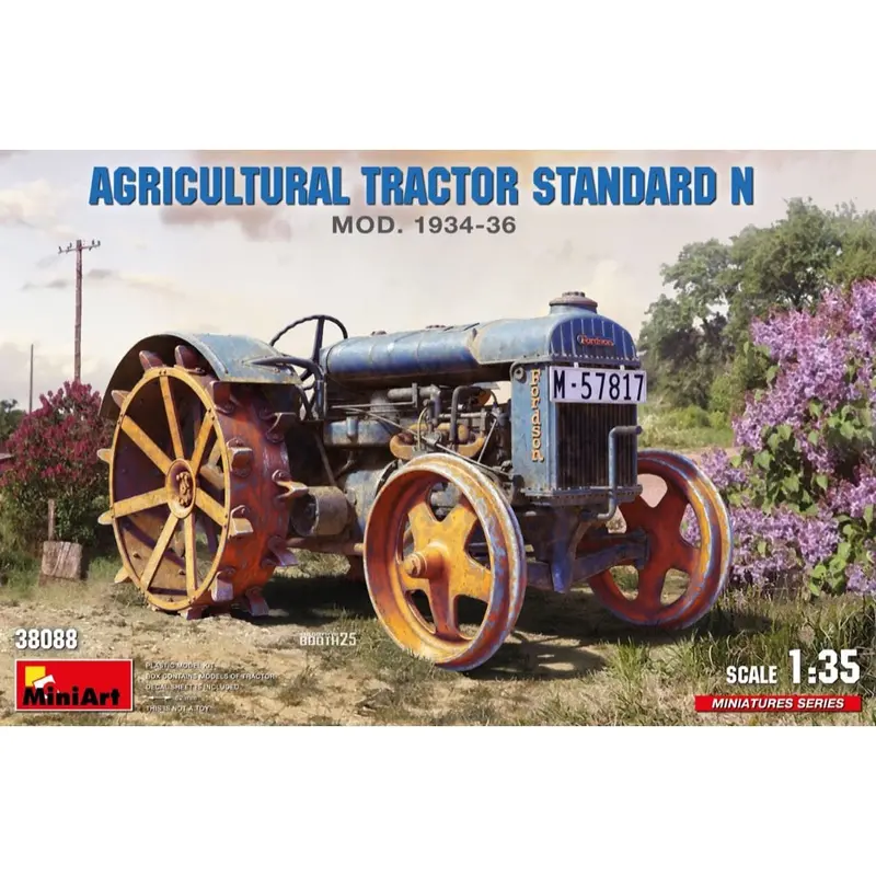 Miniart 38088 1/35 Agricultural Tractor Standard N Mod 1934-36 1