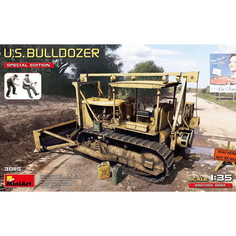 Miniart 38115 1/35 U.S. Bulldozer 1