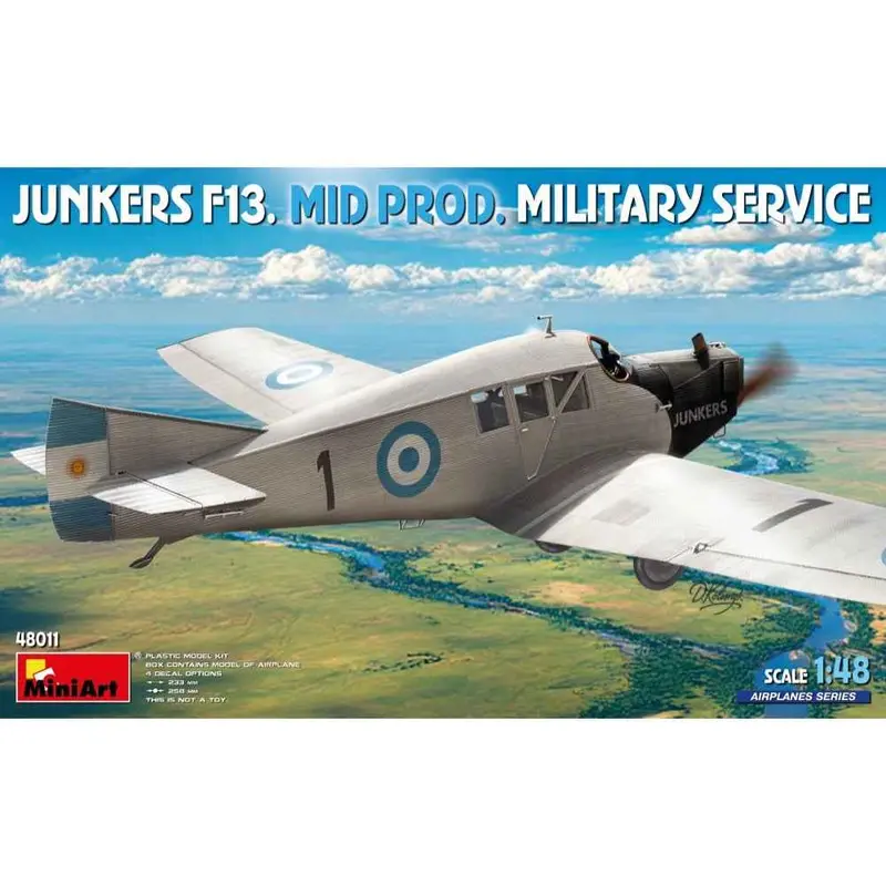 Miniart 48011 1/48 Junkers F13. Mid Production Military Service 1