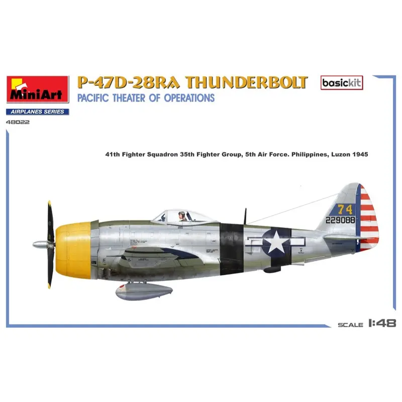 Miniart 48022 1/48 P-47D-28Ra Thunderbolt. Pacific Theater Of Operations. Basic Kit 2
