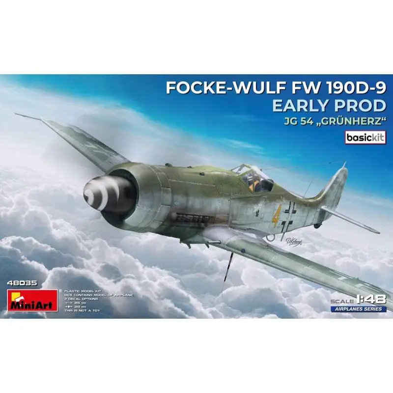 Miniart 48035 1/35 Focke-Wulf Fw 190D-9 Early Prod. Jg54 "Grunherz‚Äú Basic Kit 1