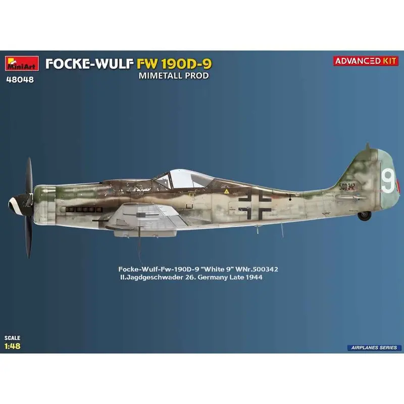 Miniart 48048 1/48 Focke-Wulf Fw 190D-9. Mimetall Prod 2
