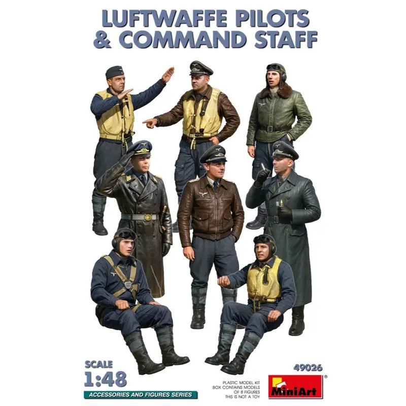 Miniart 49026 1/48 Luftwaffe Pilots & Command Staff 1
