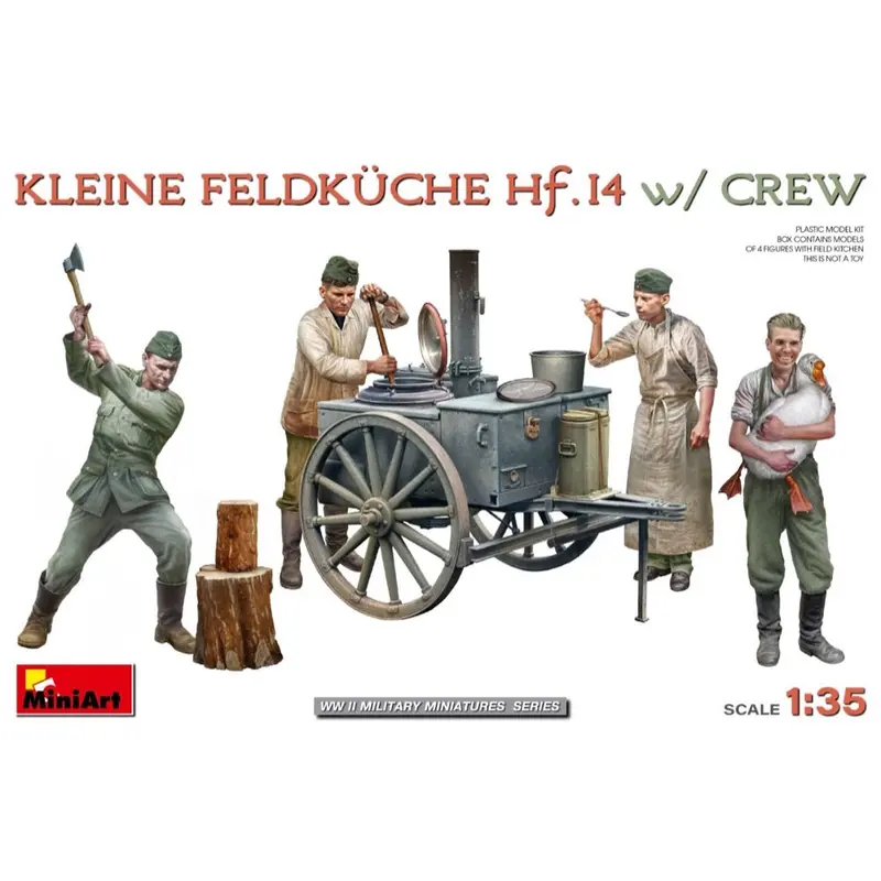 Miniart 53011 1/35 Kleine Feldküche Hf.14 With Crew 1