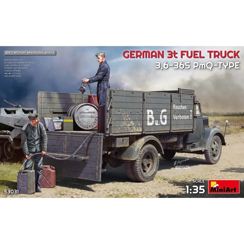 Miniart 53031 1/35 German 3T Fuel Truck 3.6-36S Pmq-Type 1