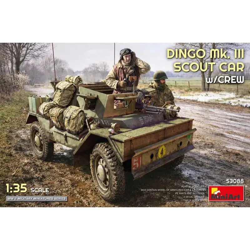 Miniart 53088 1/35 Dingo Mk. Iii Scout Car W/Crew 1