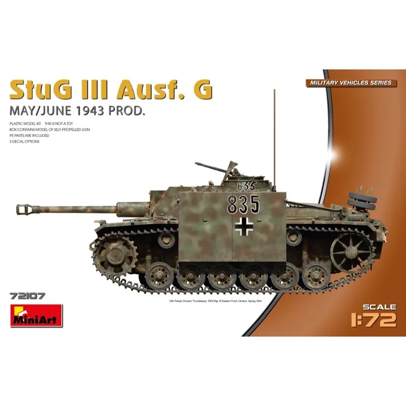 Miniart 72107 1/72 Stug Iii Ausf.G May/June 1943 Prod 1
