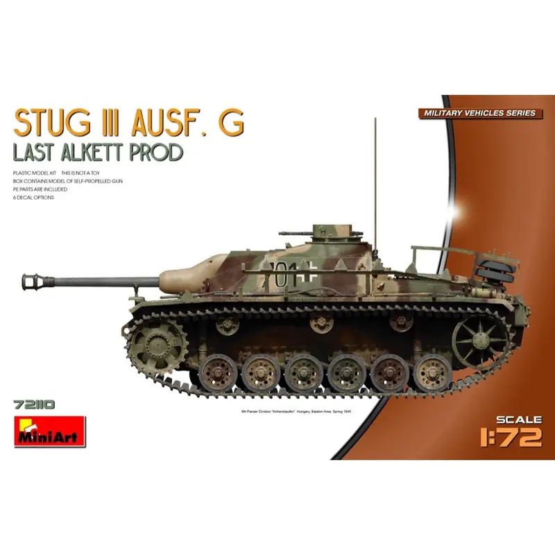 Miniart 72110 1/72 Stug Iii Ausf. G  Last Alkett Prod 1