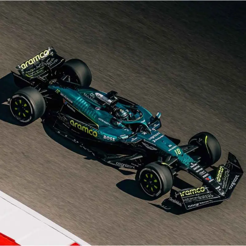 Minichamps 417251918 1/43 Aston Martin Aramco Formula One Team Amr25 Lance Stroll Austin Gp 2025 1