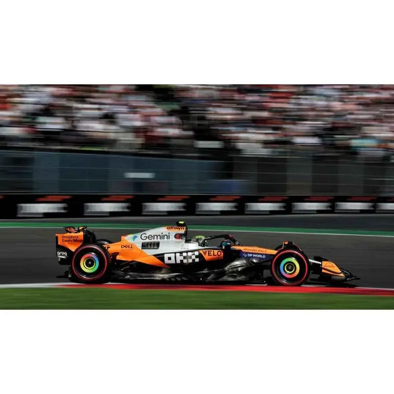 Minichamps 537256204 1/43 Mclaren Formula 1 Team Mcl39 Lando Norris Winner Mexican Gp 2025 1