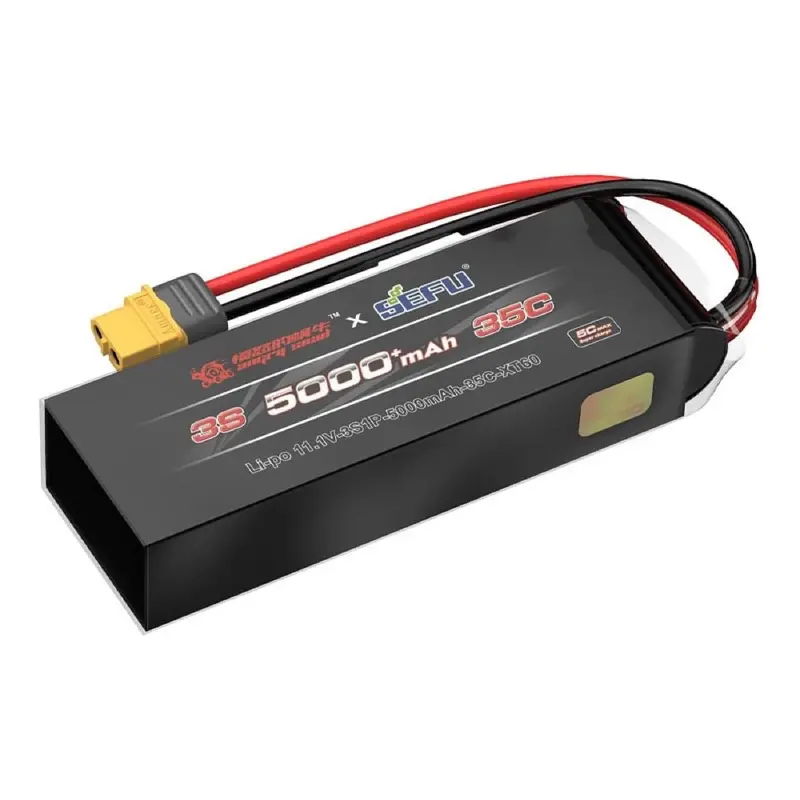 Mjx B3s50p 11.1V 5000Mah 35C Angry Snail Lipo Battery 3S 1
