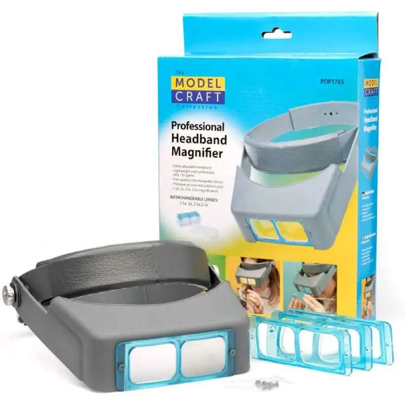 Modelcraft Pop1765 Professional Headband Magnifier 1