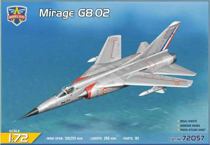 Modelsvit 7257 1/72 Mirage G8.02 1