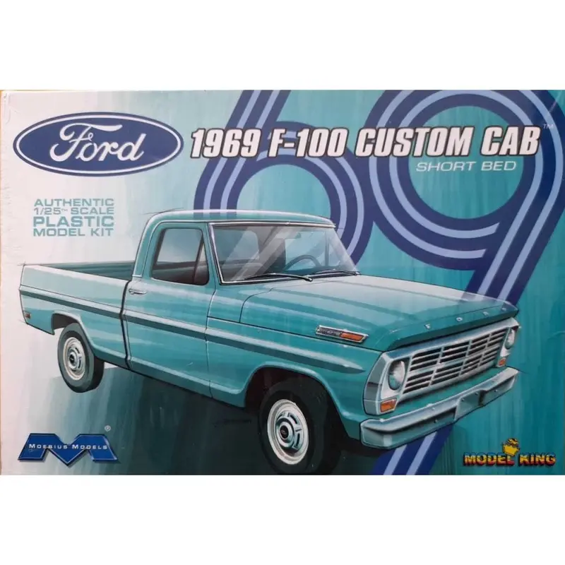 Moebius 1227 1/25 1969 F-100 Custom Cab Short Bed 1