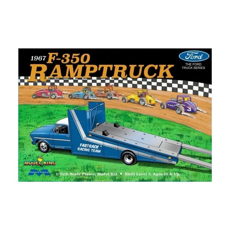 Moebius 2587 1/25 1967 Ford F-350 Ramp Truck 1