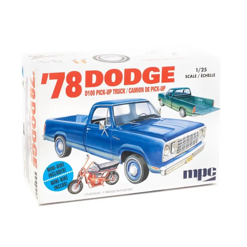 Mpc 901M 1/25 1978 Dodge D100 Custom Pickup 2