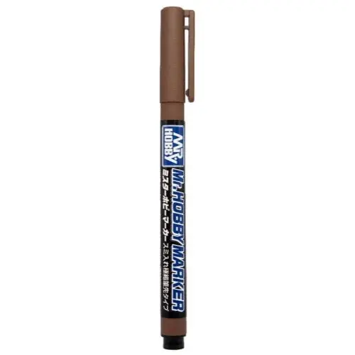 Mr Hobby (Gunze) Cm103 Marker Super Fine Brush Brown 1