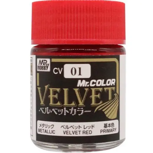 Mr Hobby (Gunze) Cv01 Mr Velvet Colour Metallic Red 2