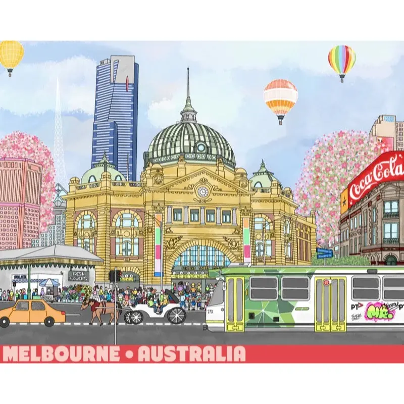 Mr. Ink Melbourne 500Pc Jigsaw Puzzle 1