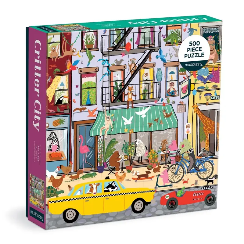 Mudpuppy Critter City 500Pc Jigsaw Puzzle 1
