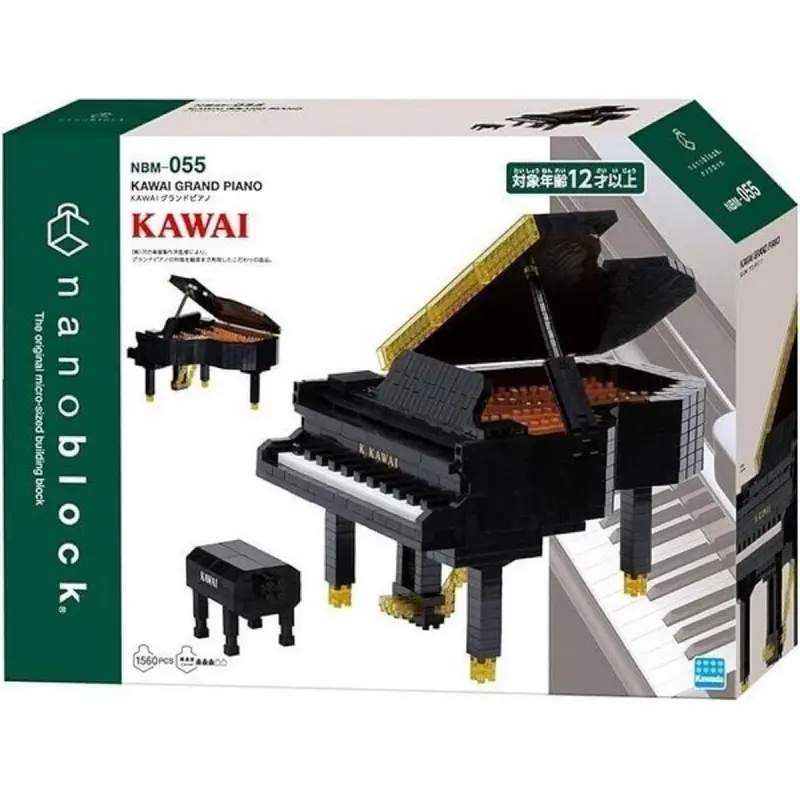 Nanoblock Nbm-055 Dx Kawai Grand Piano 1