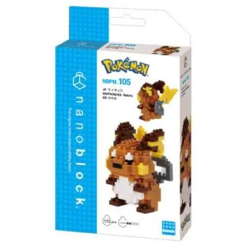 Nanoblock Nbpm-105 Pokemon Raichu 1