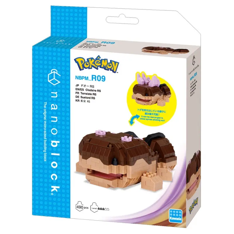 Nanoblock Nbpm-R09 Pokemon Clodsire 1