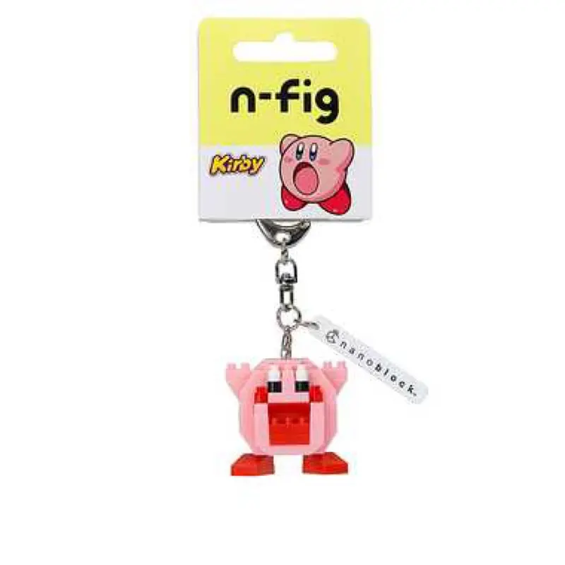 Nanoblock Nfg-08 N-Fig Mini Kirby Inhale Keychain 2