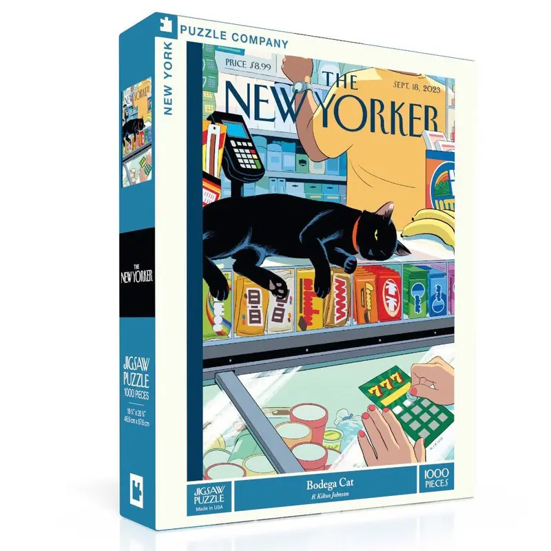 New York Puzzle Company Bodega Cat 1000Pc Jigsaw Puzzle 1